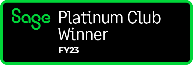Platinum Club Award from Sage
